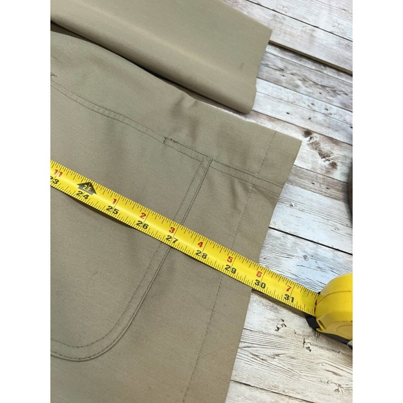 Vintage London Fog Military Field Style Safari Jacket Tan Zip Mens 40 Tan Rain - Picture 9 of 9